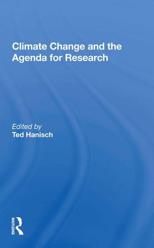 Climate Change and the Agenda for Research