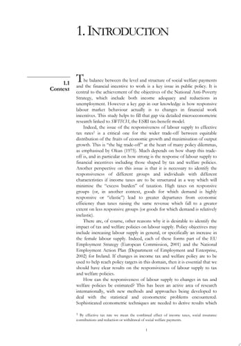 Taxes, Benefits, and Labour Market Responses New Evidence for Ireland