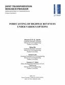 Forecasting of Highway Revenues Under Various Options