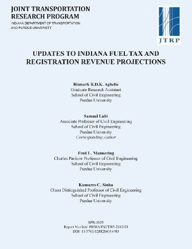 Updates to Indiana Fuel Tax and Registration Revenue Projections
