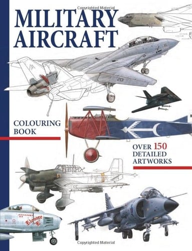 Military Aircraft Colouring Book