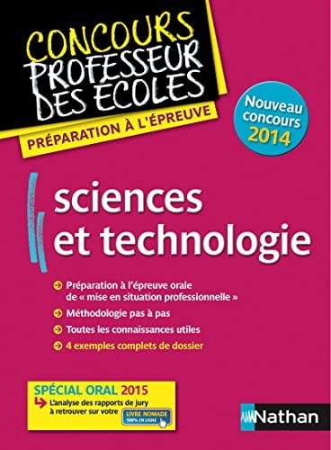 Sciences et technologie nouveau concours 2014