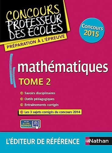 Mathématiques concours 2015