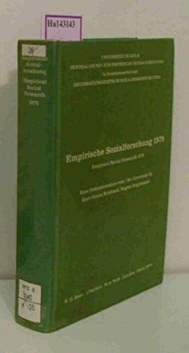 Empirische Sozialforschung 1978 Eine Dokumentation