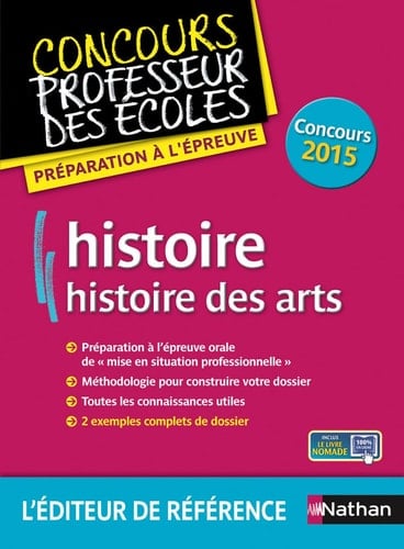 Histoire, histoire des arts concours 2015