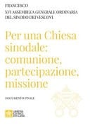 Per una Chiesa sinodale: comunione, partecipazione, missione. Documento finale