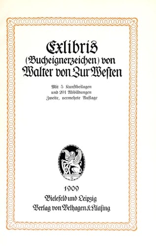 Exlibris (Bucheignerzeichen)