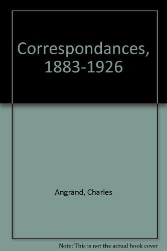 Correspondances, 1883-1926 (French Edition)