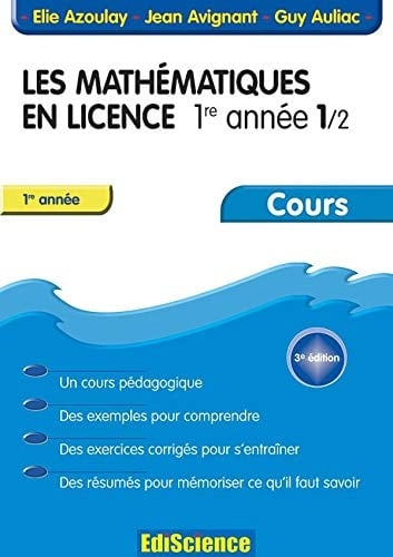 Les mathématiques en licence cours et exercices résolus. 1re année