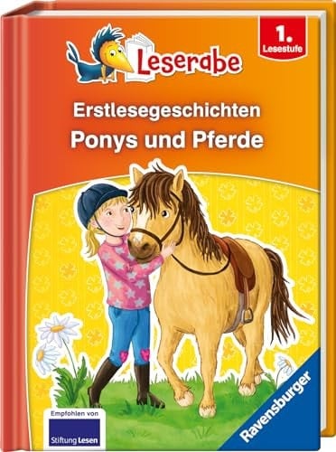 Erstlesegeschichten: Ponys und Pferde - Leserabe 1. Klasse - Erstlesebuch für Kinder ab 6 Jahren