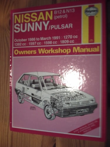 Nissan Sunny Owners Workshop Manual
