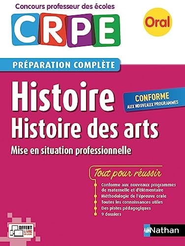 Histoire, histoire des arts Oral