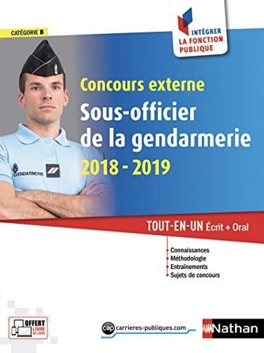 Concours externe Sous-officier de la gendarmerie Tout-en-un écrit + oral