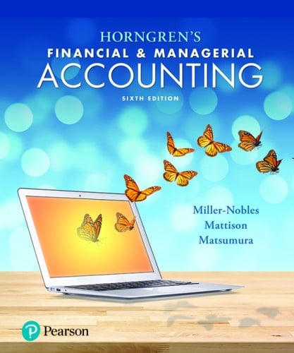 Horngren's Financial & Managerial Accounting (Pearson+)