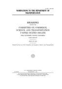 Nominations to the Department of Transportation