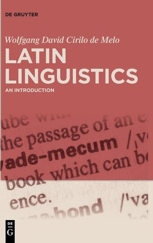 Latin Linguistics An Introduction