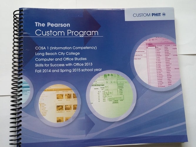 The Pearson Custom Program COSA 1