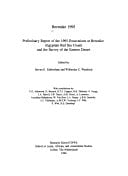 Berenike: 1998. Report of the 1998 excavations