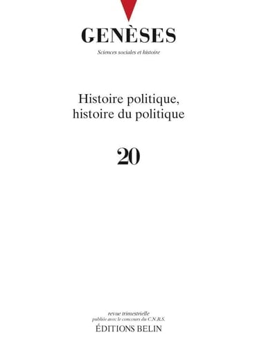 Histoire politique, histoire du politique