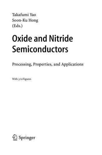 Oxide and Nitride Semiconductors