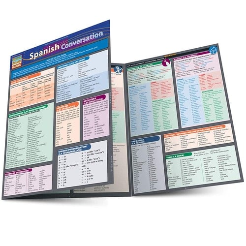Spanish Conversation QuickStudy Laminated Reference Guide