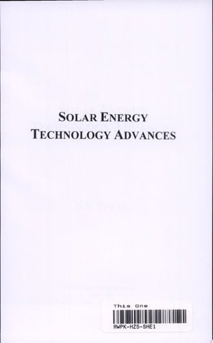Solar Energy Technology Advances