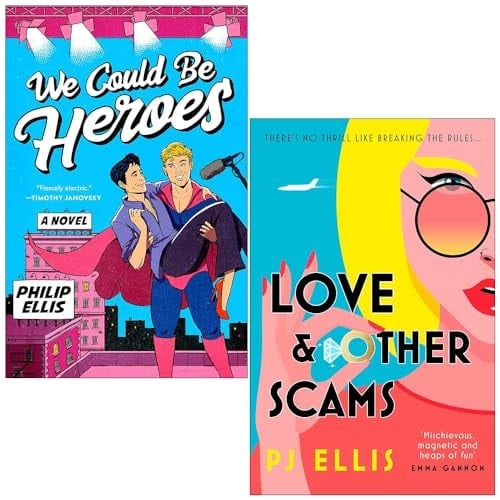 PJ Ellis Collection 2 Books Set (We Could Be Heroes, Love & Other Scams)