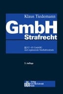 GmbH-Strafrecht §§ 82-85 GmbHG und ergänzende Vorschriften. Kommentar