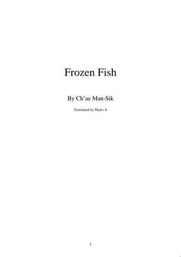 Frozen Fish