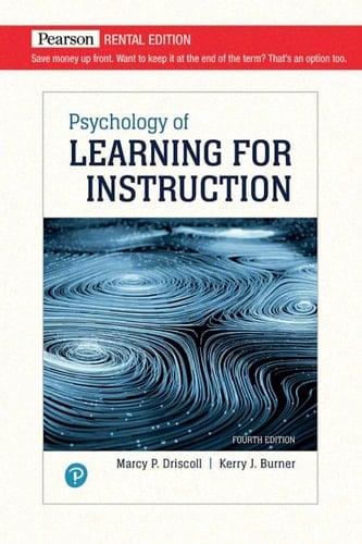 Psychology of Learning For Instruction