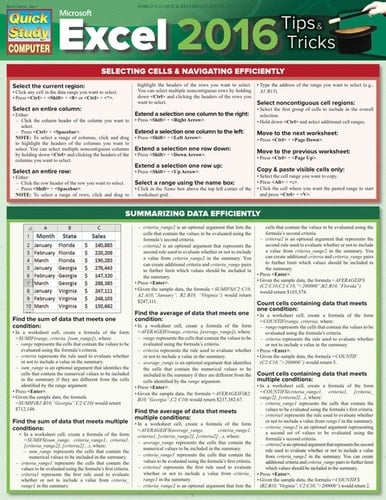 Excel 2016 Tips & Tricks