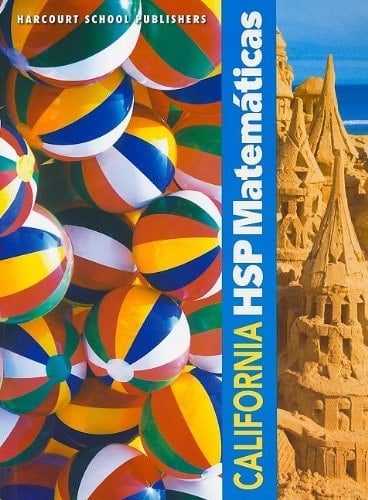 California HSP Matematicas, Grade K