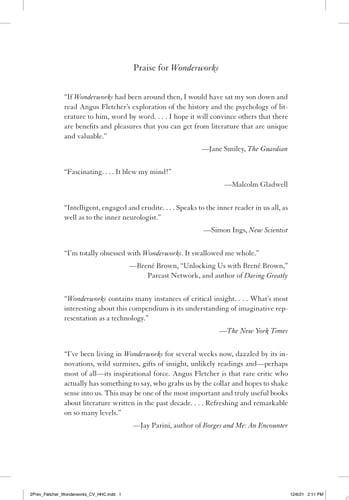 Wonderworks Literary Invention and the Science of Stories