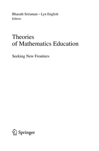 Theories of Mathematics Education