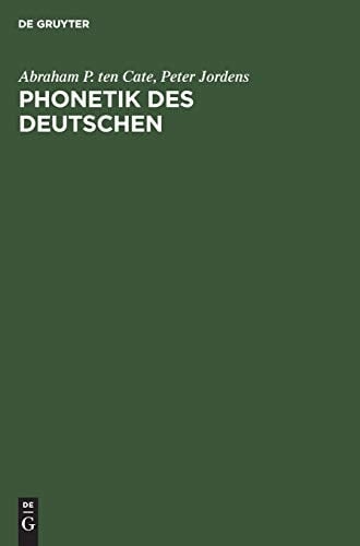 Phonetik des Deutschen Eine Kontrastiv Deutsch-Niederländische Beschreibung Für Den Zweitspracherwerb
