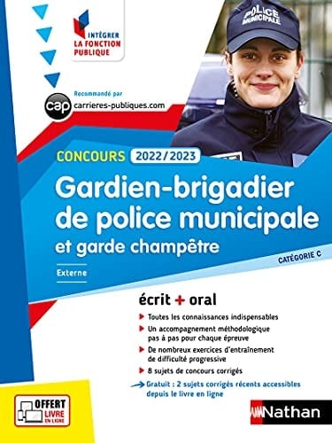 Concours Gardien-Brigadier de police municipale et garde champêtre Catégorie C Externe