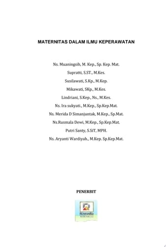 MATERNITAS DALAM ILMU KEPERAWATAN