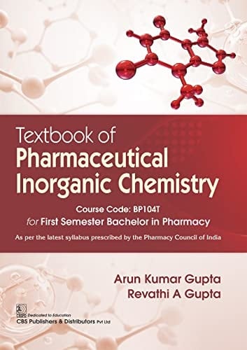 Textbook of Pharmaceutical Inorganic Chemistry