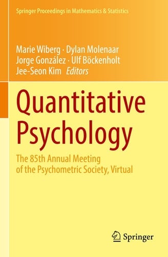Quantitative Psychology The 85th Annual Meeting of the Psychometric Society, Virtual