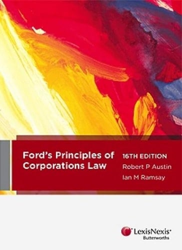 Ford, Austin and Ramsay's Principles of Corporations Law