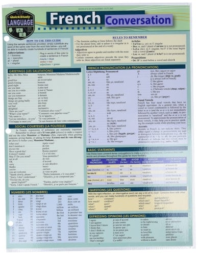 French Conversation A QuickStudy Language Reference Guide