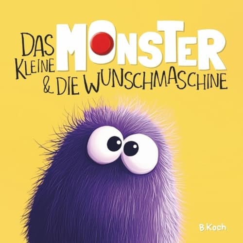 Das kleine Monster und die Wunschmaschine: Ein besonderes interaktives Kinderbuch über Mut, Neugier und Selbstliebe mit viel Humor ab 2 Jahren. (German Edition)