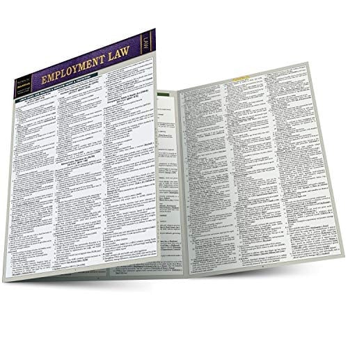 Employment Law A Quickstudy Laminated Law Reference