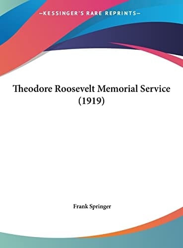 Theodore Roosevelt Memorial Service (1919)