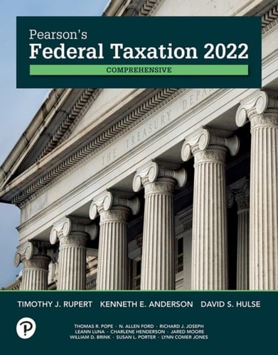 Pearson's Federal Taxation 2022 (Pearson+)