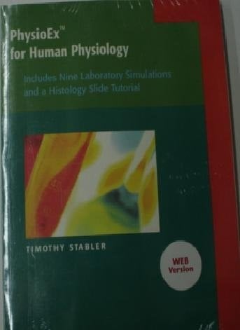 PhysioEx (TM) for Human Physiology Stand-alone Web Version Package