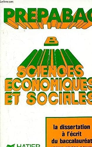 La dissertation économique et sociale
