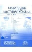 Study Guide and Student's Solutions Manual [to Accompany] Statistics for Managers Using Microsoft Excel, 5th Ed., Levine ... [et Al.]