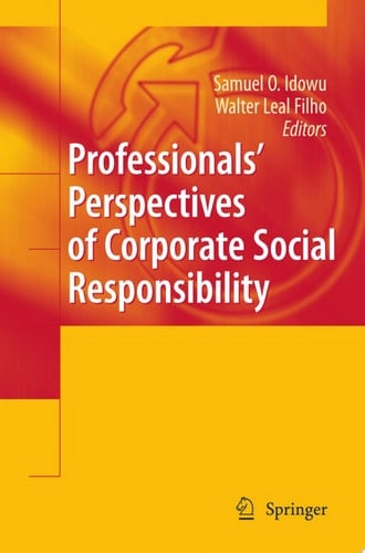 Professionals´ Perspectives of Corporate Social Responsibility
