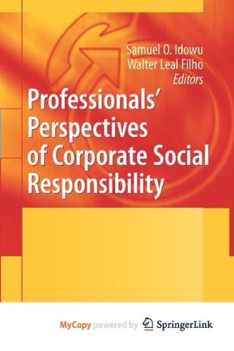Professionals' Perspectives of Corporate Social Responsibility